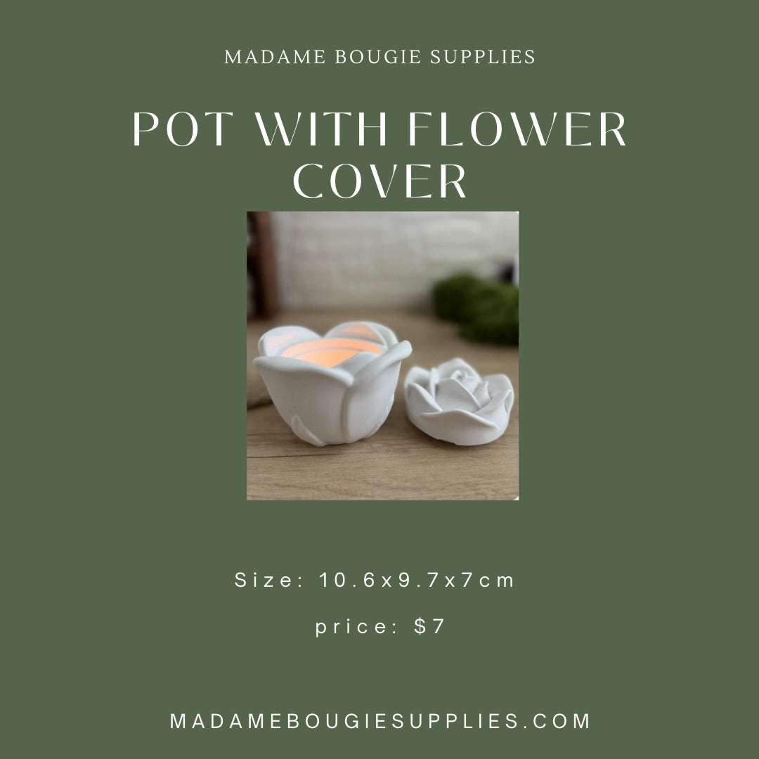 Pot with Flower Cover