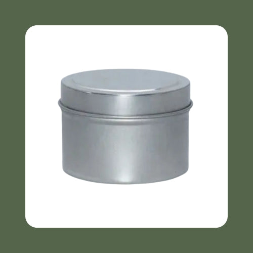 Silver Aluminum Tins