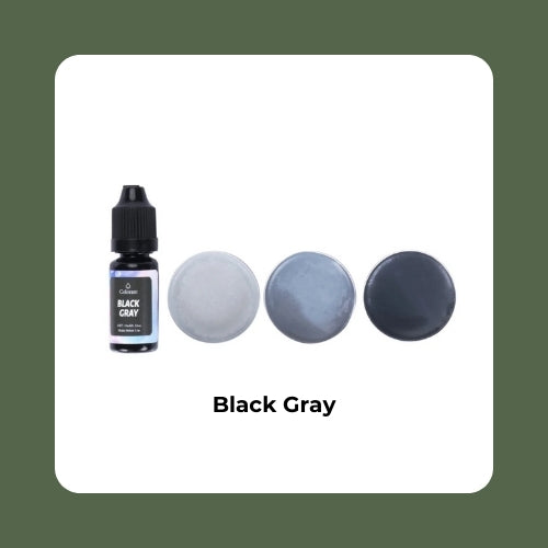 Black Gray Liquid Color
