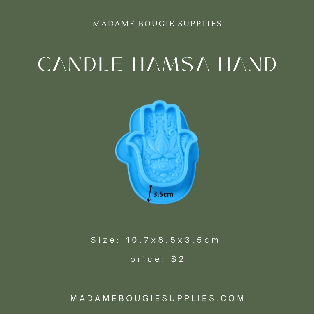 Candle Hamsa Hand