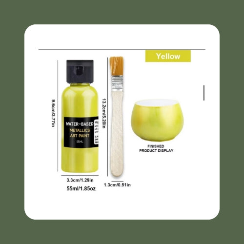 Yellow Metallic Paint