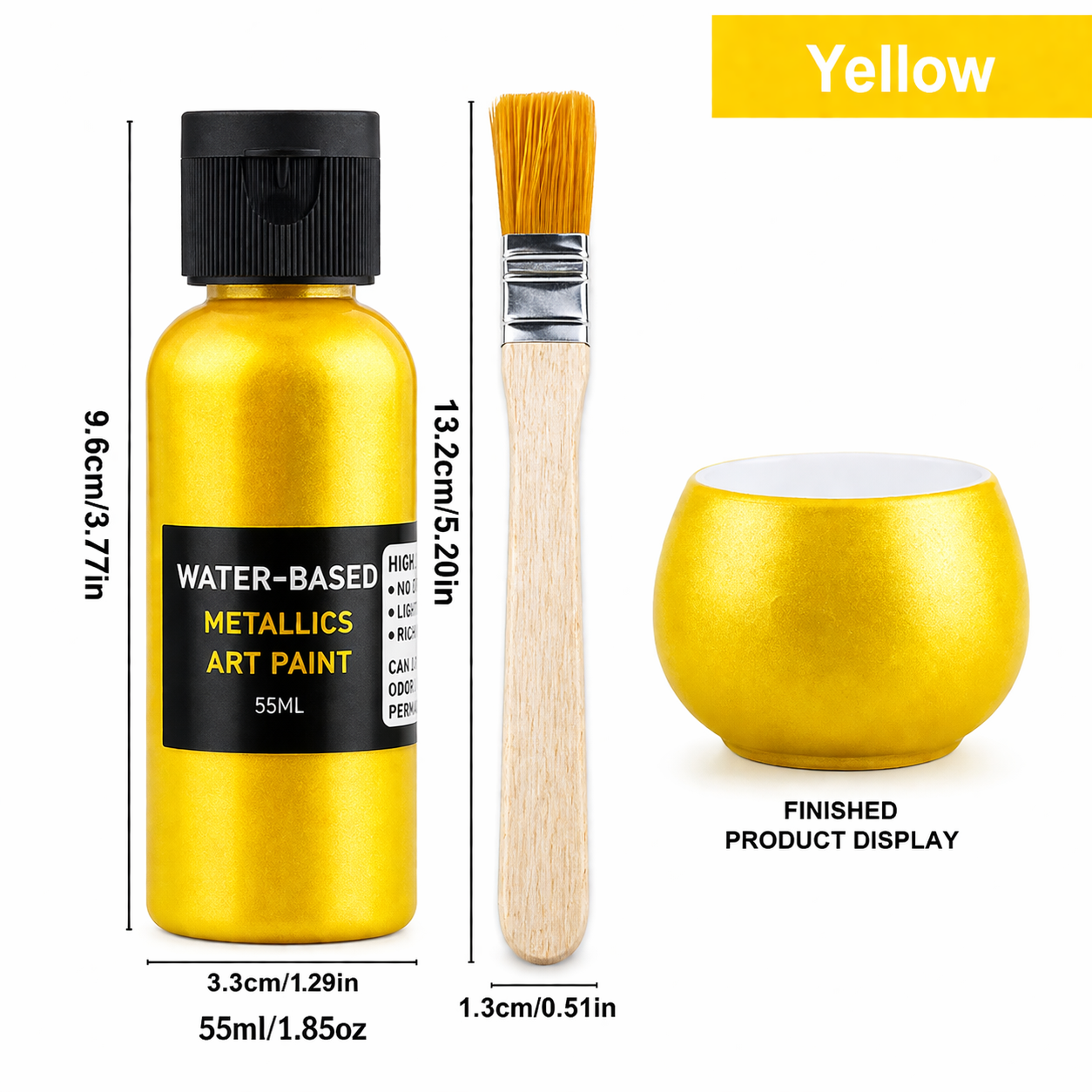Yellow Metallic Paint