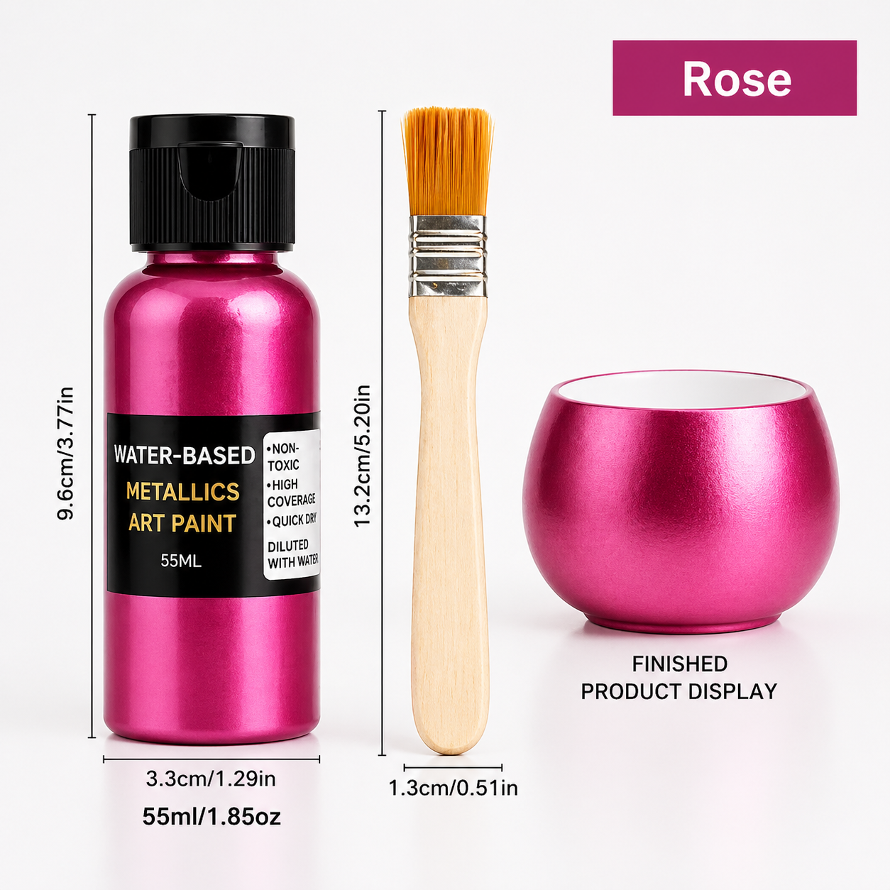 Rose Metallic Paint