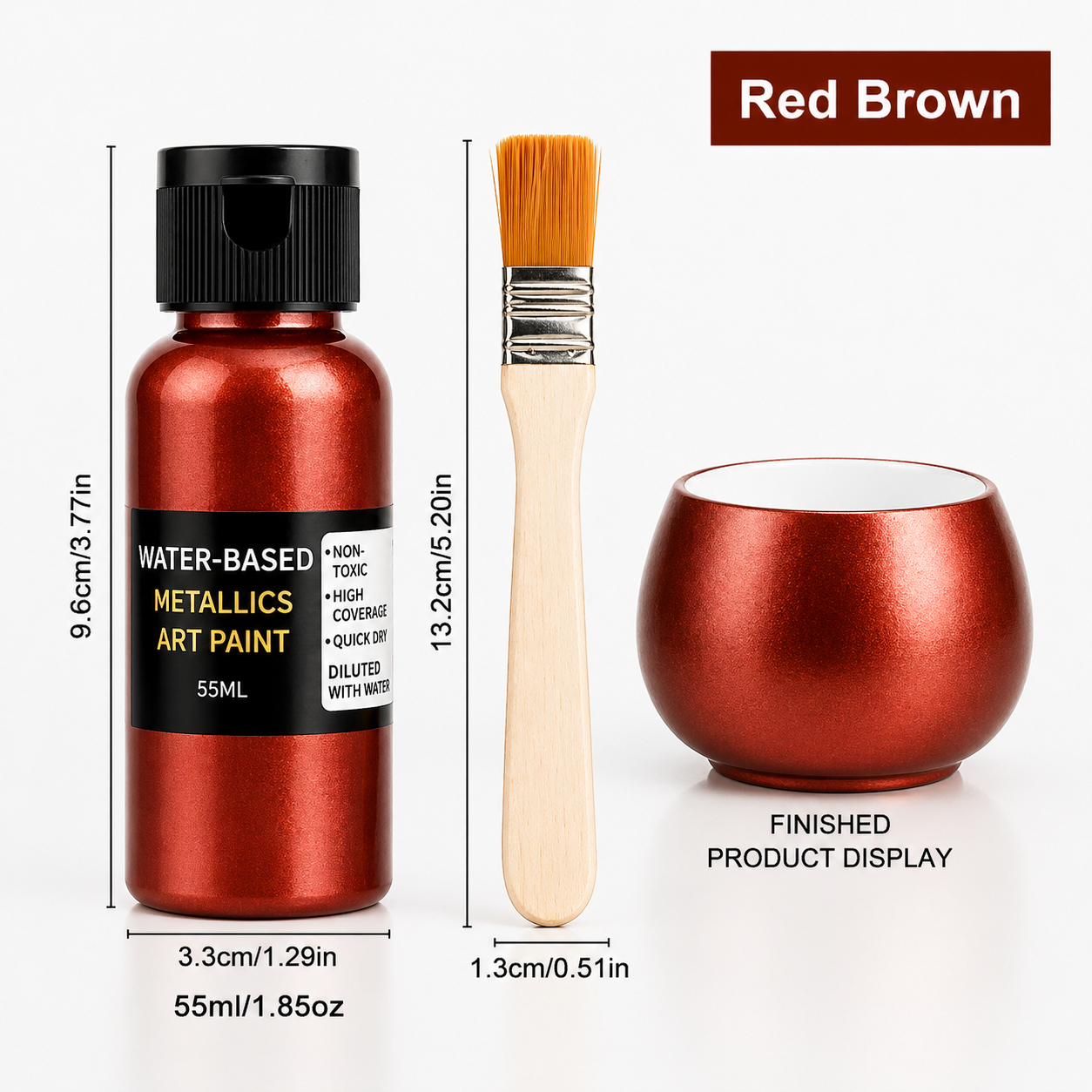 Red Brown Metallic Paint