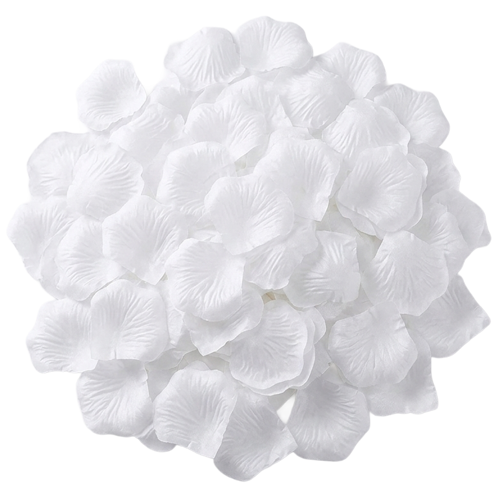 White Tissue Flower Petals