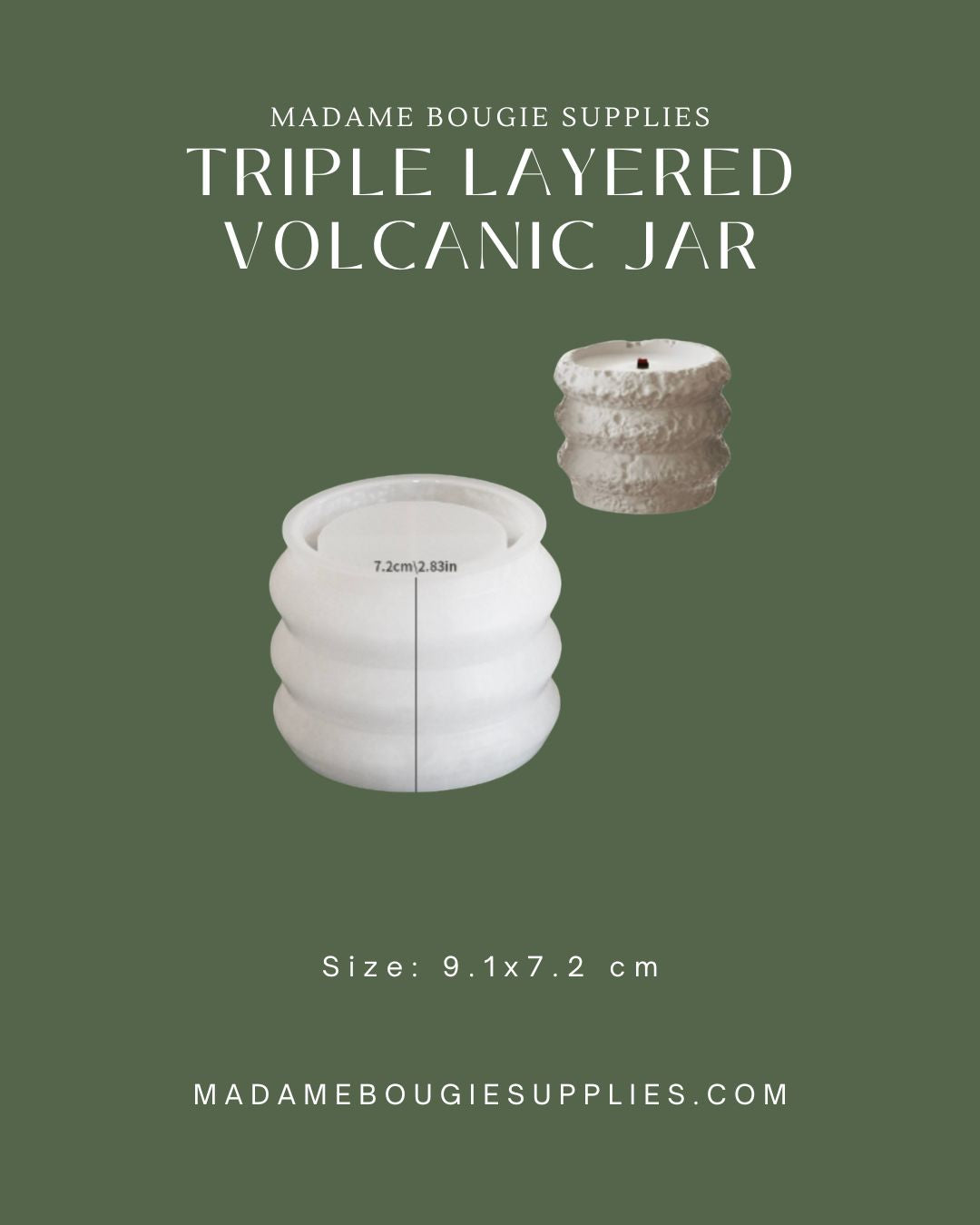 Triple Layered Volcanic Jar