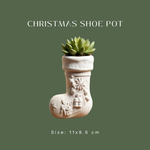Christmas Shoe Pot