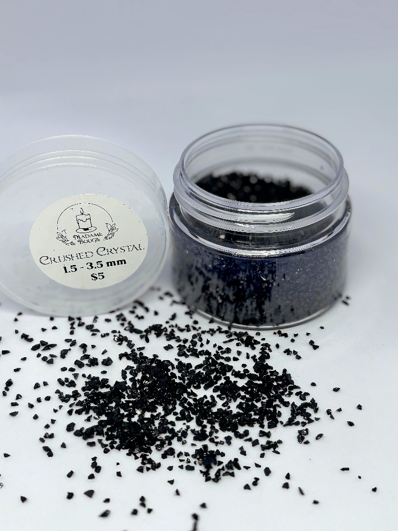 Black Large Crushed Crystals