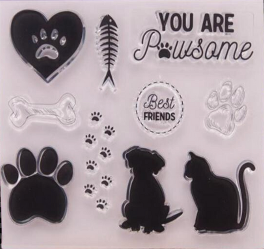 Cats and Dogs Stamp