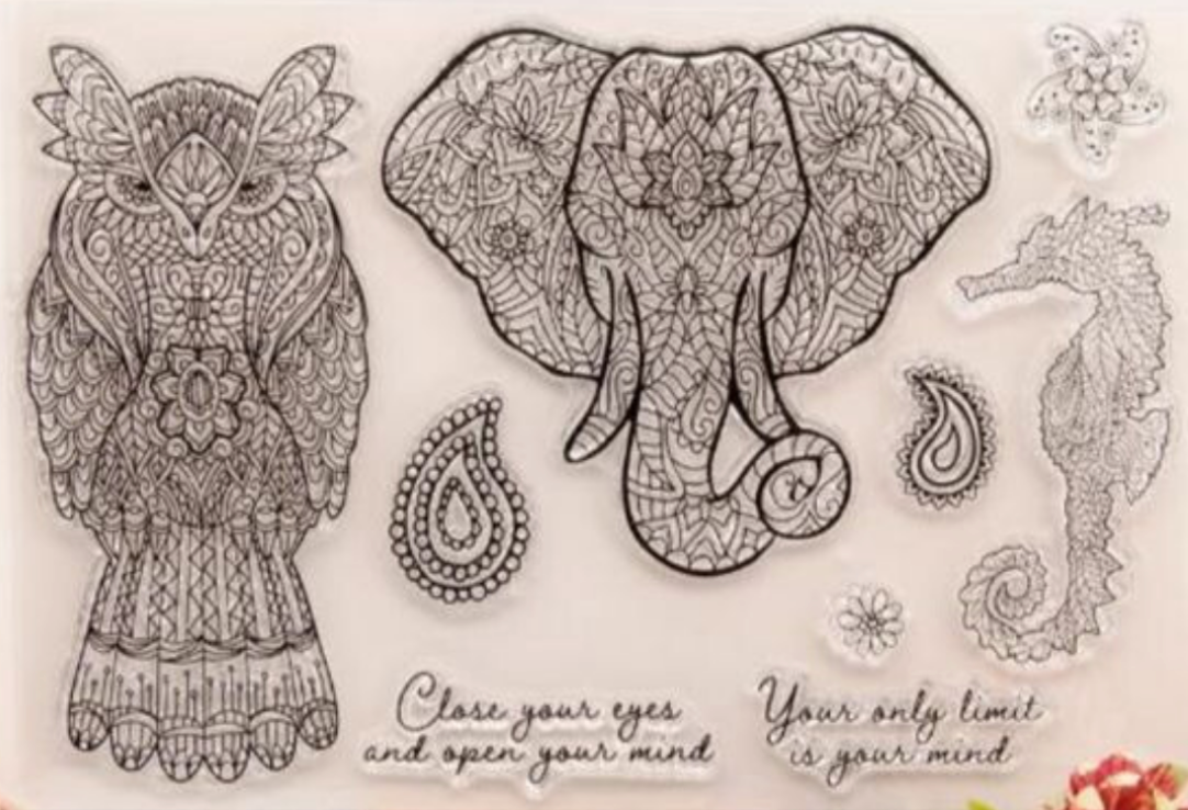 Patterned Animals Stamp