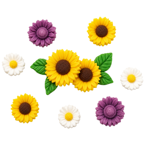 Mini Daisy and Sunflower