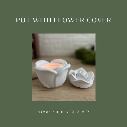 Pot with Flower Cover