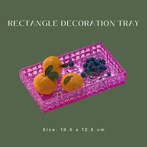 Rectangle Decoration Tray