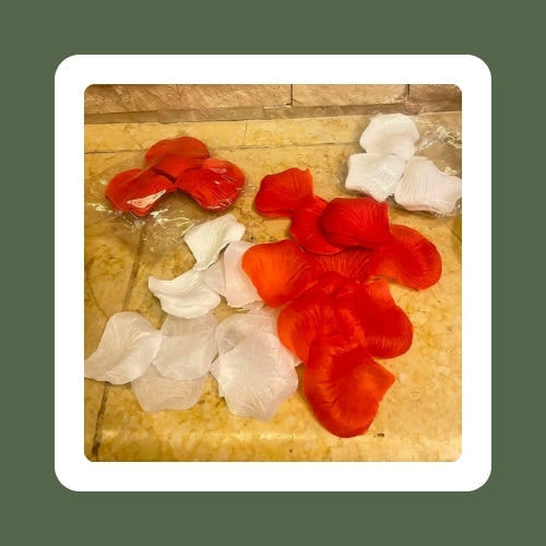 Red Tissue Flower Petals