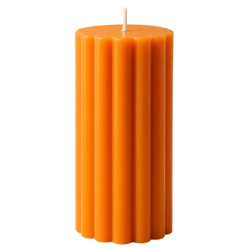 Acrylic Thick Stripped Cylinder Flat Top