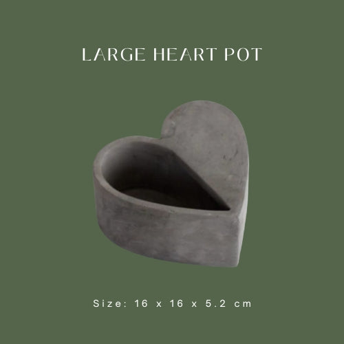 Large Heart Pot