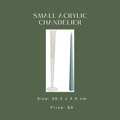 Tall Acrylic Chandelier