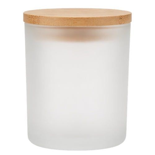 Frosted Jar with Bamboo Lid 220 mL
