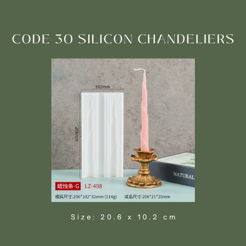Code 30 Silicon Chandeliers
