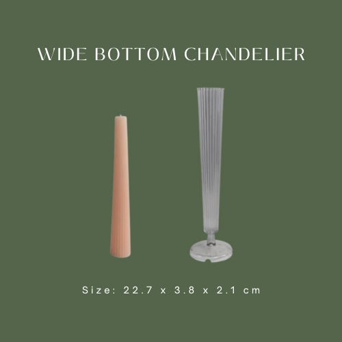 Wide Bottom Chandelier