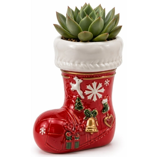 Christmas Shoe Pot