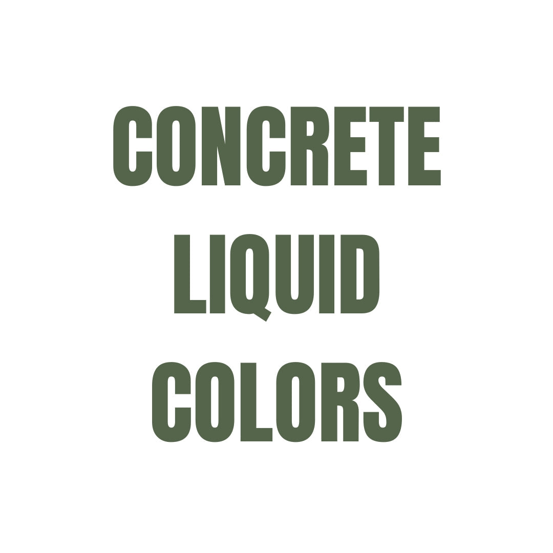 Concrete Liquid Colors