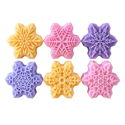 Snowflakes 6 Cavities
