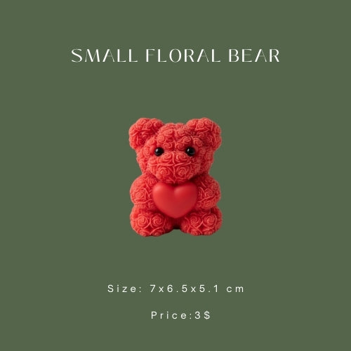 Small Floral Bear