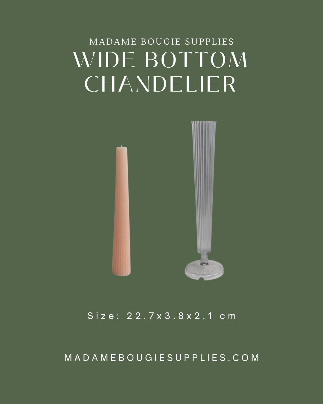 Wide Bottom Chandelier