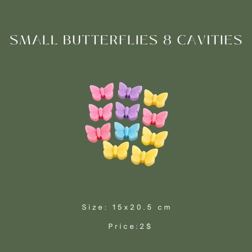 Small Butterflies 8 Cavities