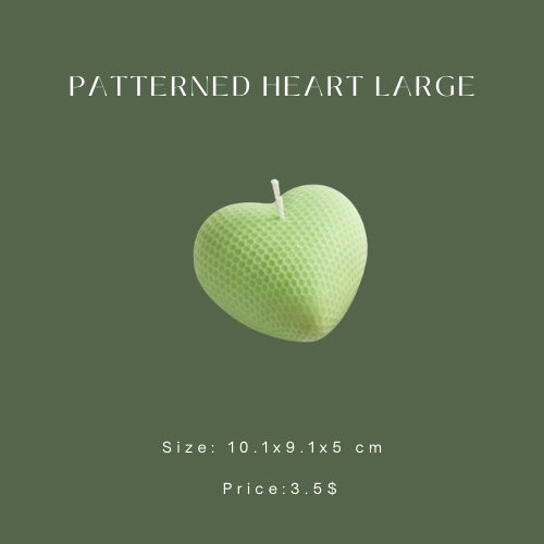 Patterned Heart Large