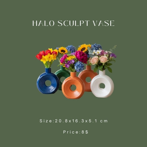 Halo Sculpt Vase
