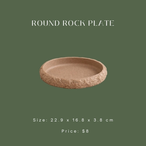 Oval Rock Plate