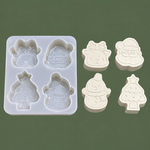 Christmas Shapes 4 Cavities