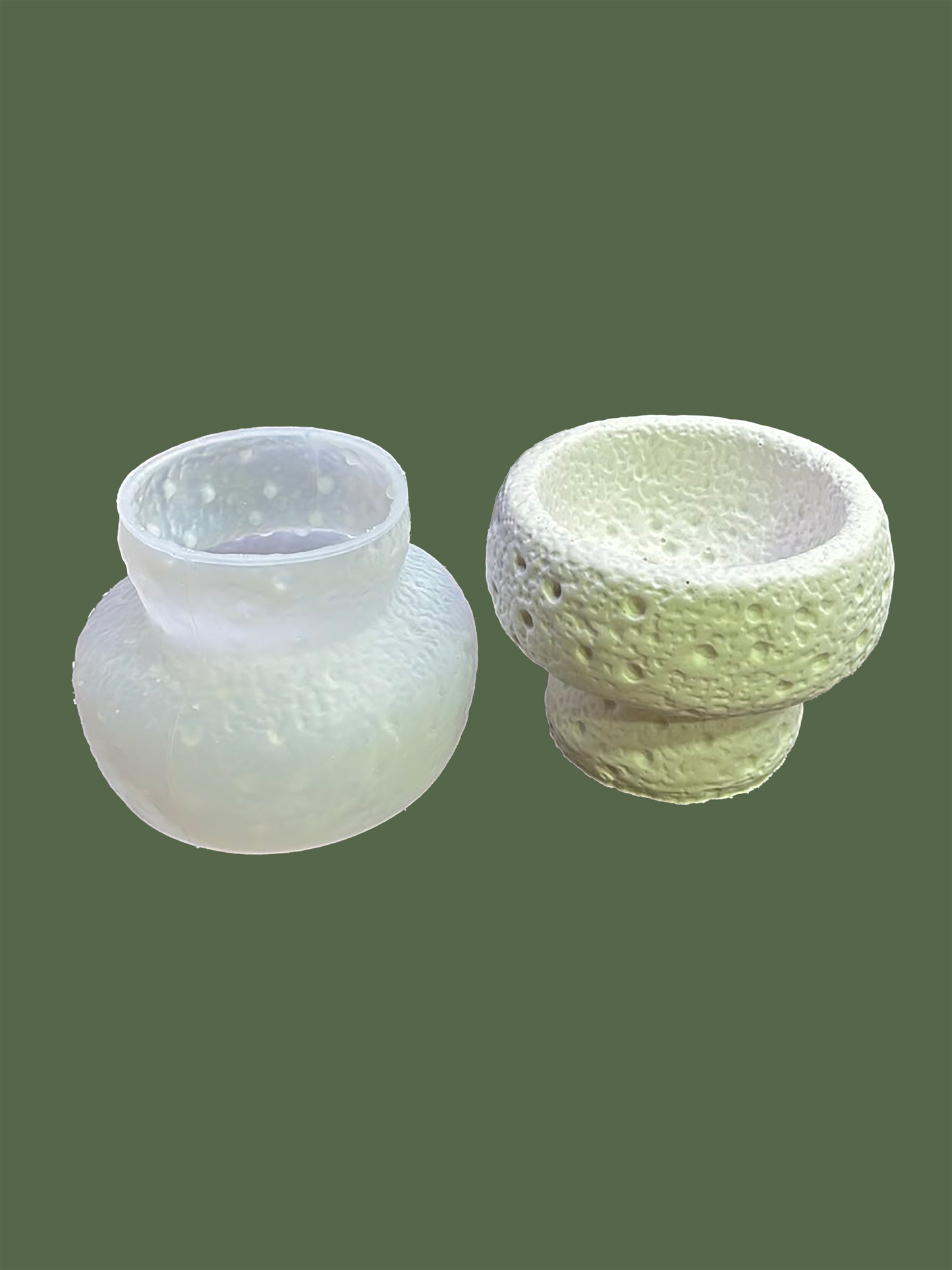 Double Layer Volcanic Pot
