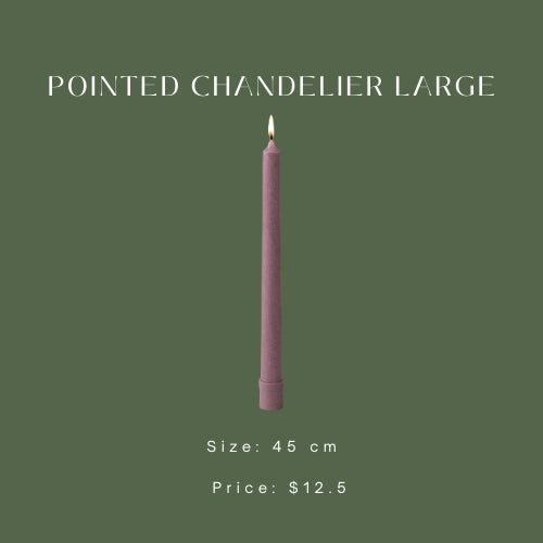 Pointed Chandelier Candle (Large)