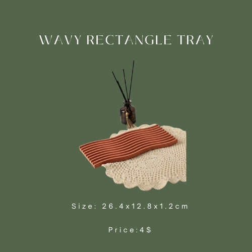 Wavy Rectangle Tray