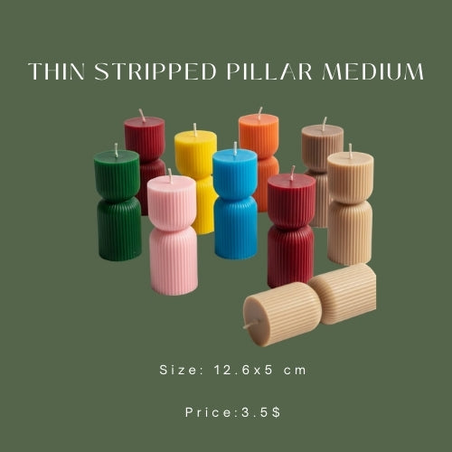 Thin Stripped Pillar Medium