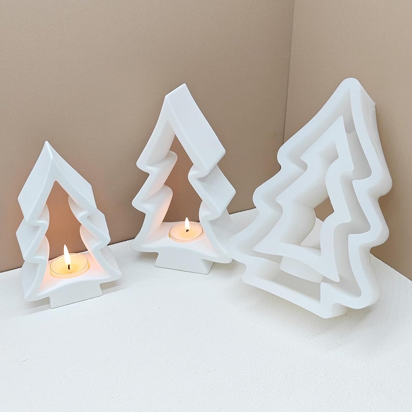 3D Tree Tealight Holder