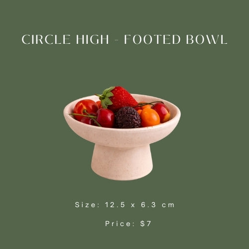 Circle High – Footed Bowl