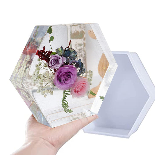 Large Hexagon Resin