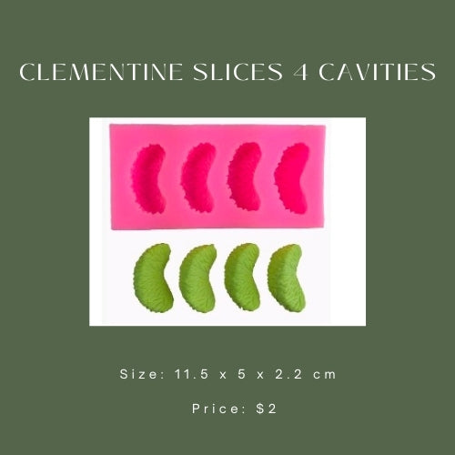 Clementine Slices Mold – 4 Cavities