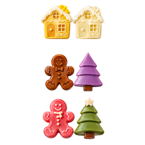 Christmas Shapes 6 Cavities