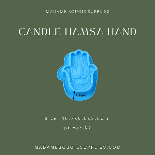 Candle Hamsa Hand
