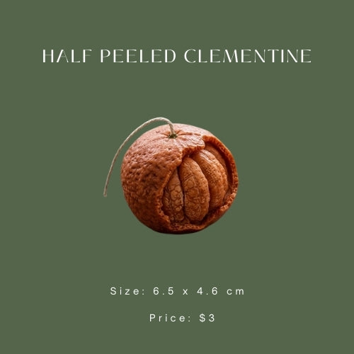Half Peeled Clementine