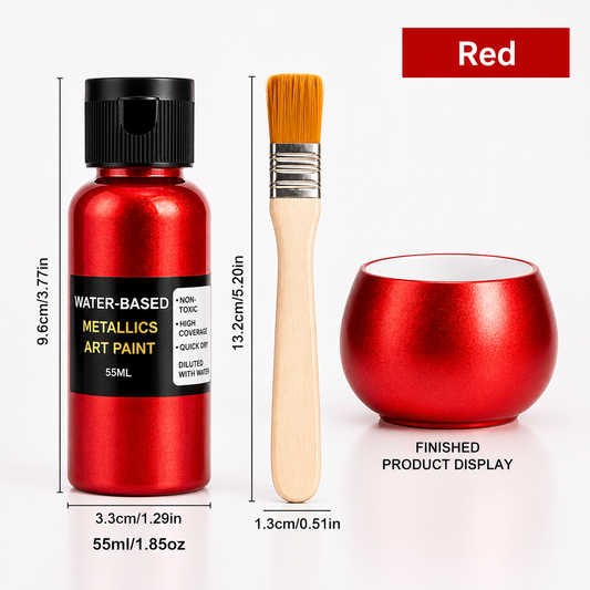 Red Metallic Paint