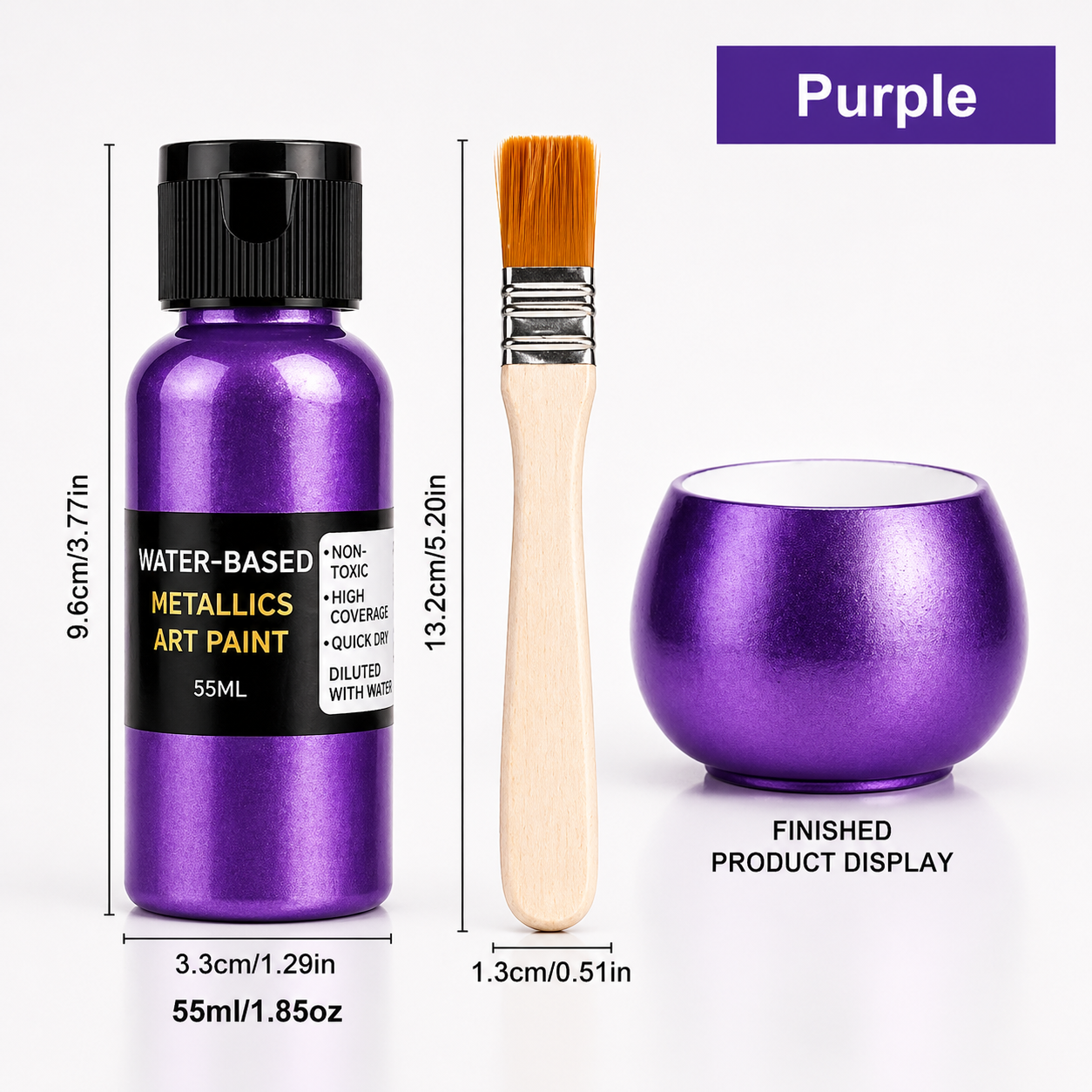 Purple Metallic Paint