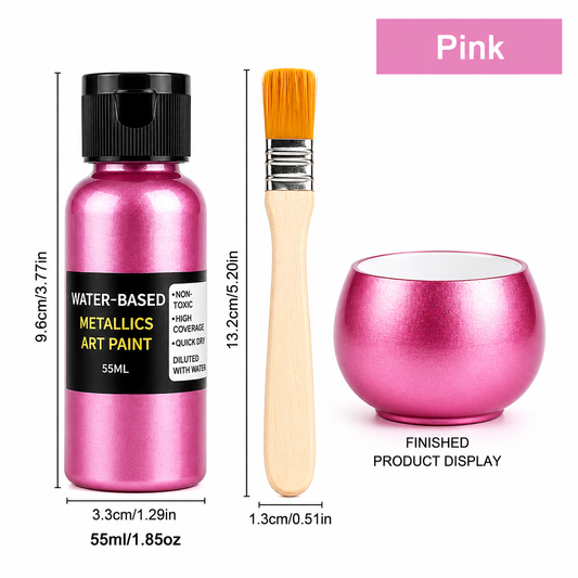 Pink Metallic Paint