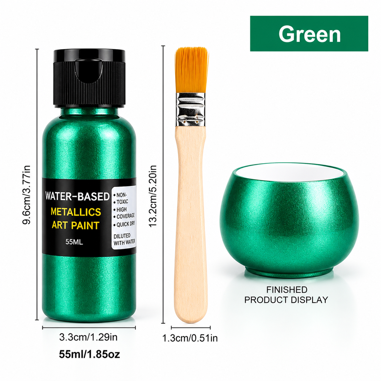 Green Metallic Paint