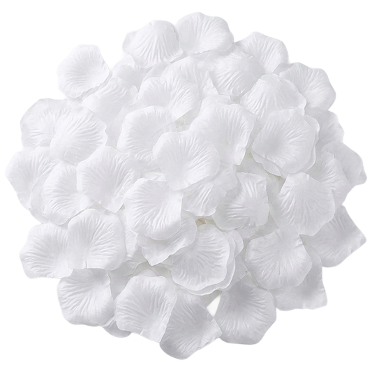 White Tissue Flower Petals